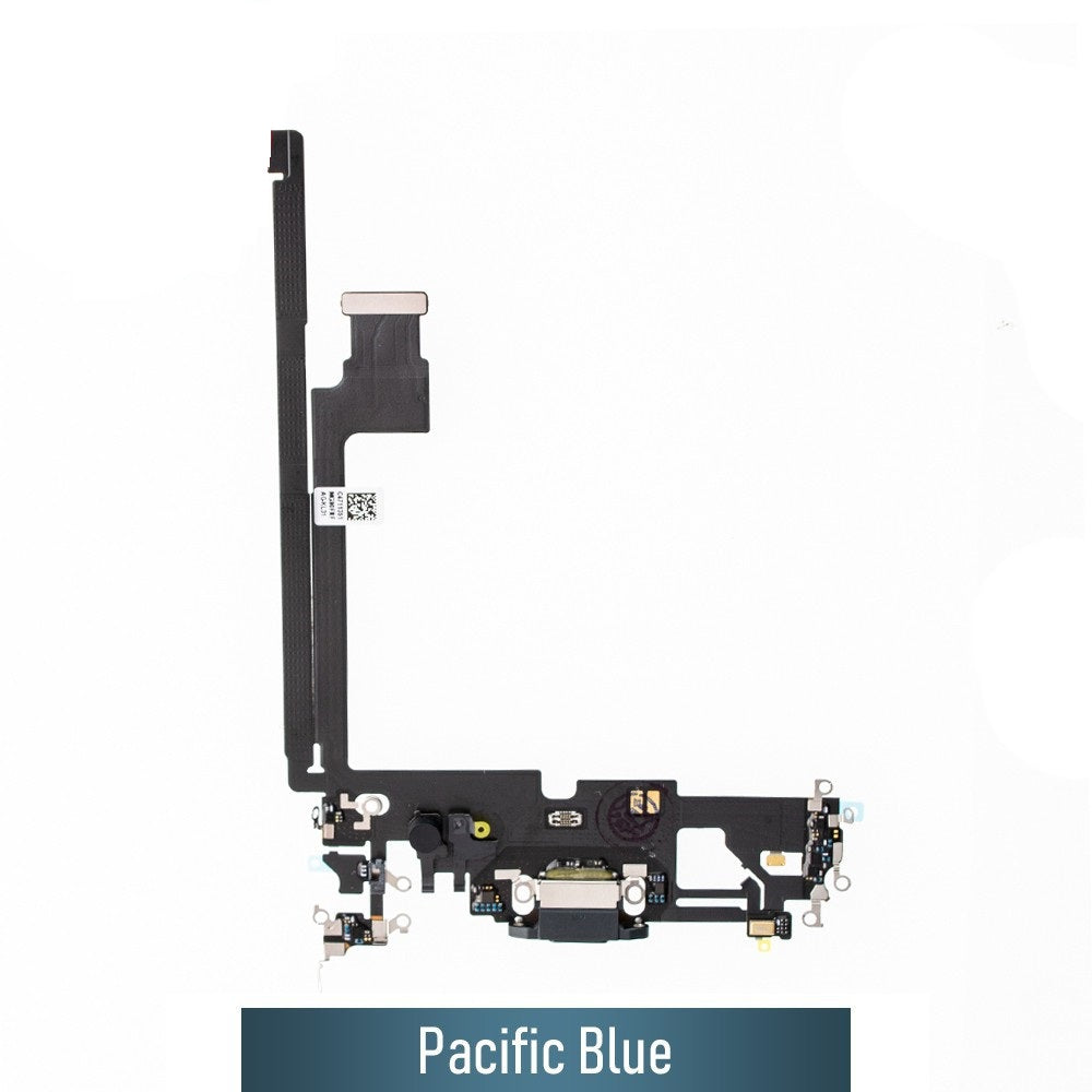 Red Charging Port for iPhone 12 Pro Max-Pacific Blue Red Charging Port for iPhone 12 Pro Max-Pacific Blue